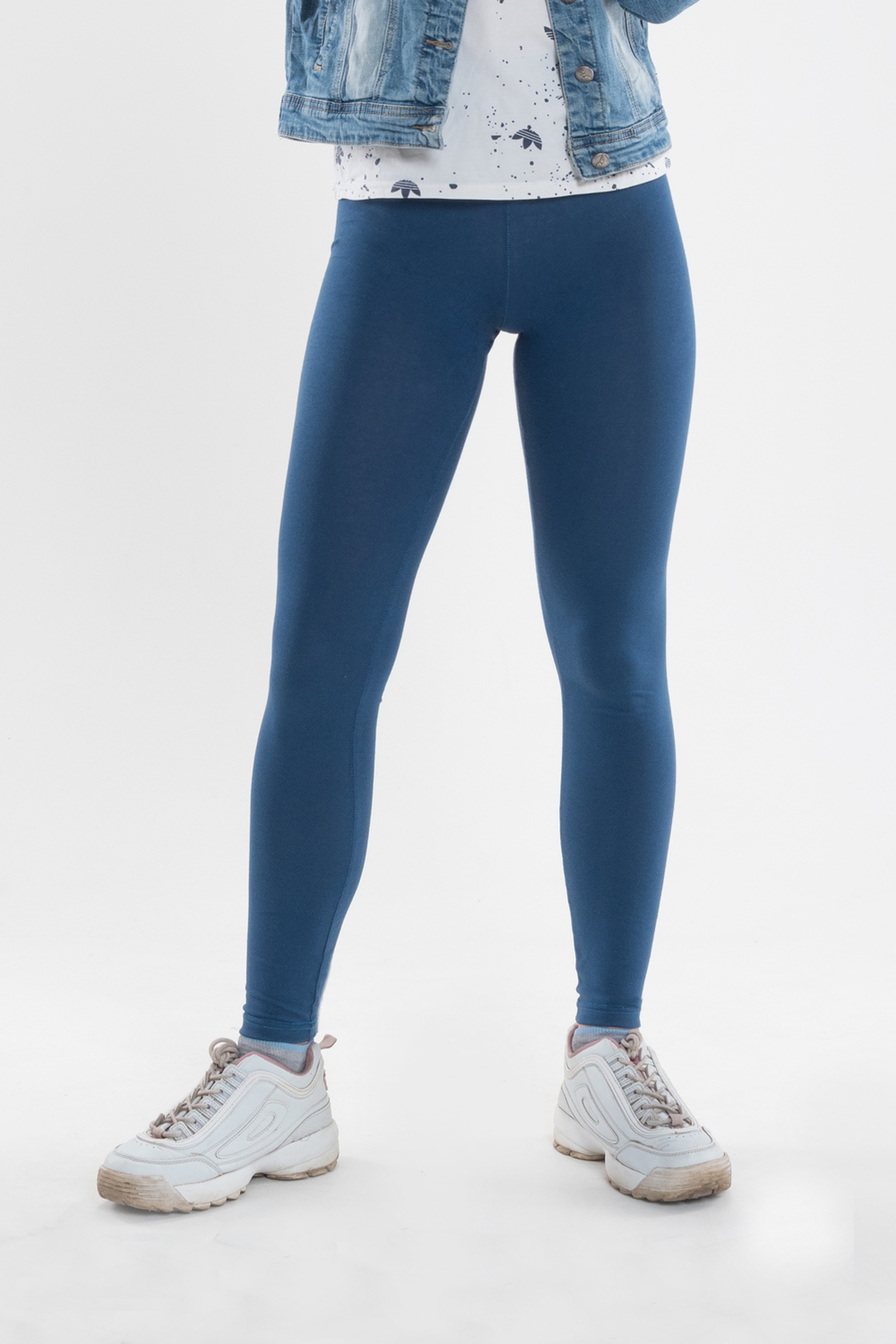 Фото товара 16505, темно-синие легинсы