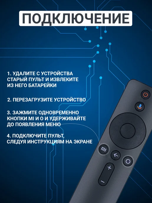 Фото товара 25648, пульт xiaomi для телевизоров и приставок
